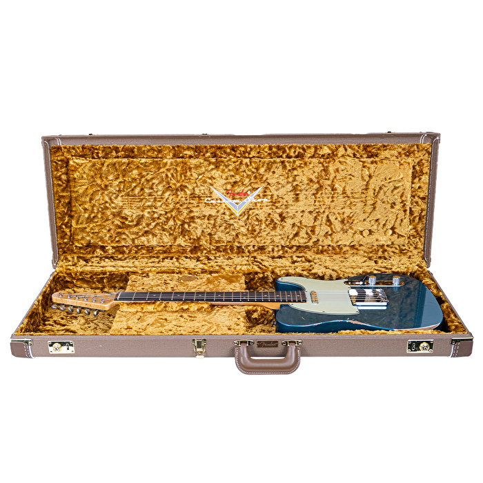 Fender Custom Shop Limited Edition 1960 Telecaster Relic Gülağacı Klavye Aged Ocean Turquoise Elektro Gitar