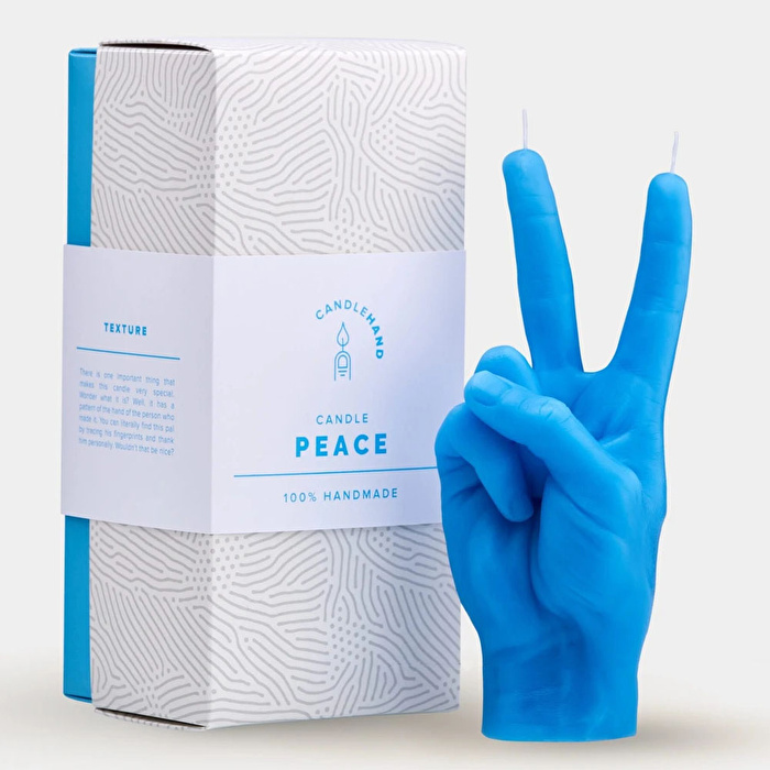 CANDLE HAND Peace Mum Mavi