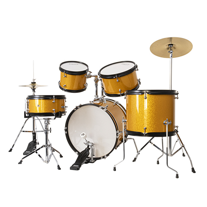 FOCUS FCJ1049A-OR 4 Parça (14B/8T/10T/12F/10S) Turuncu Akustik Çocuk Davulu