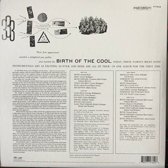 Miles Davis – The Complete Birth Of The Cool (2019 Limited Edition, Mono)