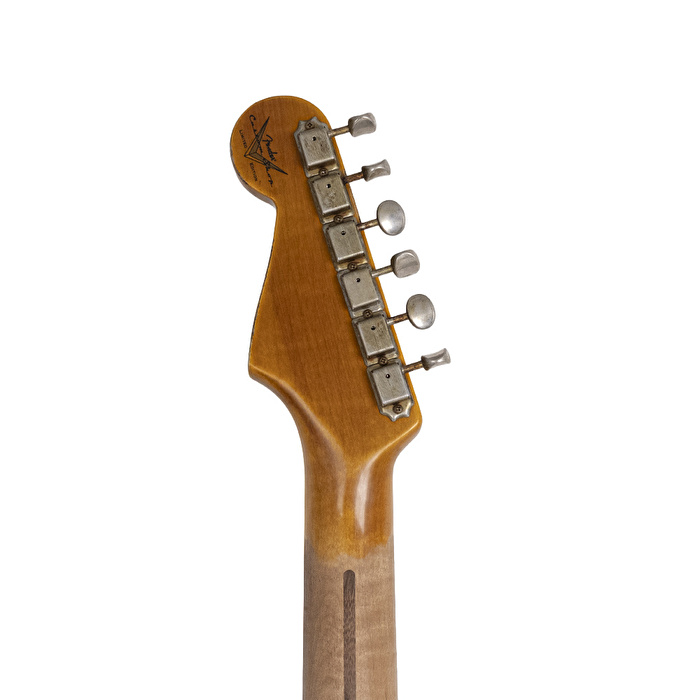 Fender Custom Shop Limited Edition 1958 Stratocaster Heavy Relic Akçaağaç Klavye Super Faded Aged Taos Turquoise Elektro Gitar
