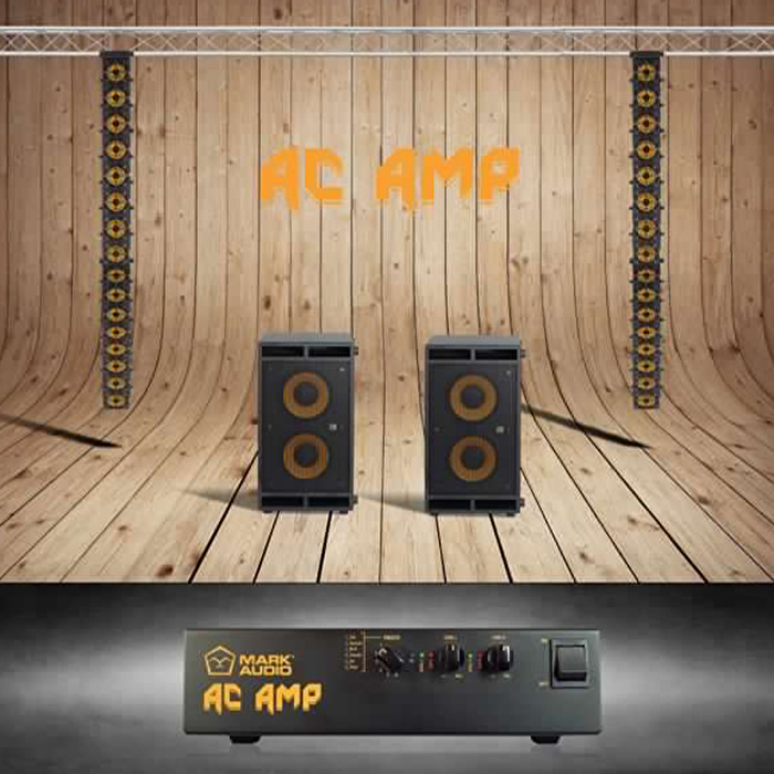 Mark Audio AC AMP 1000W+1000W Peak / 500W+500W RMS  4 Ohm Stereo Güç Amfisi