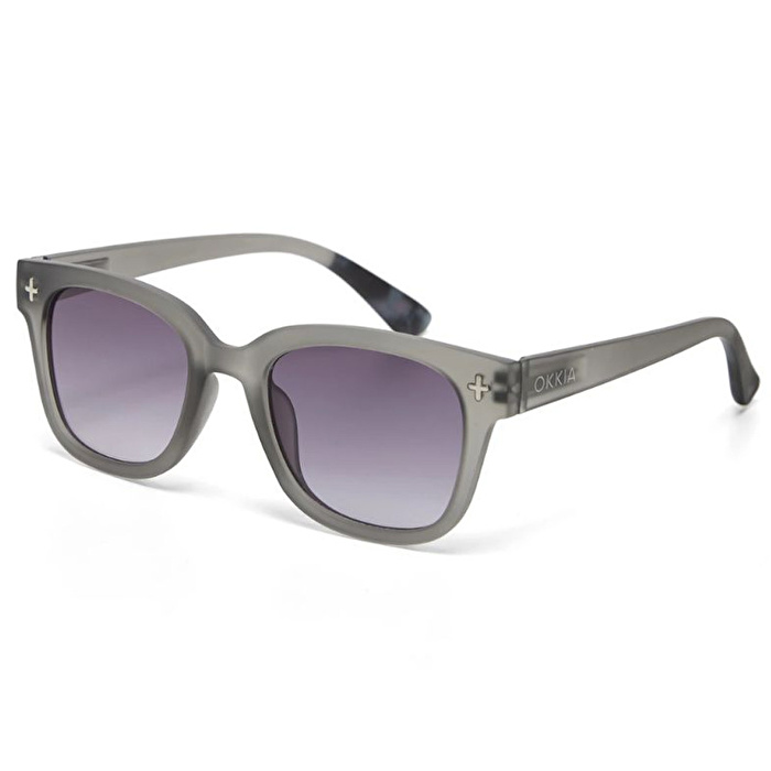 OKKIA Giovanni Siyah Lens Unisex Güneş Gözlüğü Gri