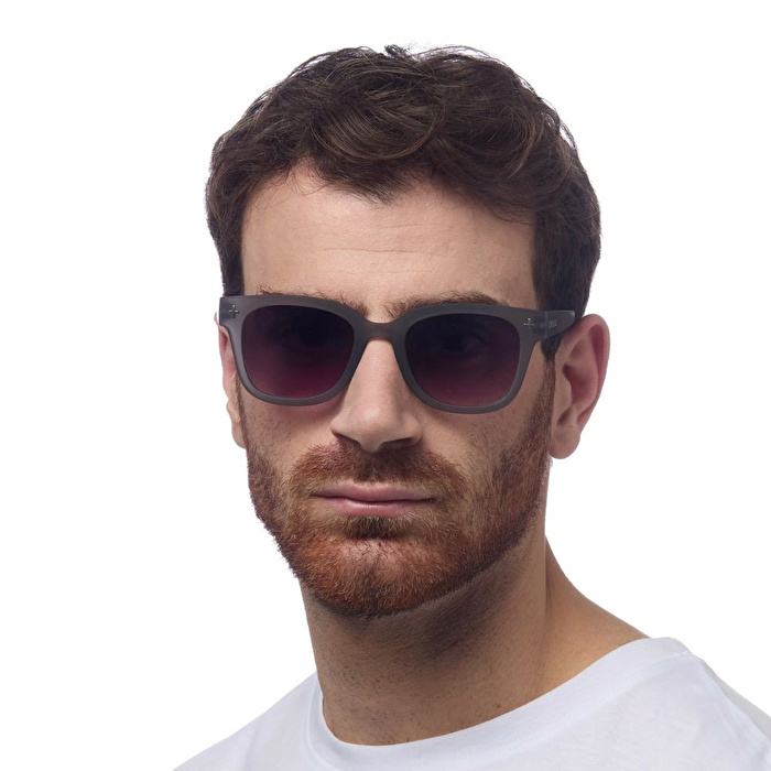 OKKIA Giovanni Siyah Lens Unisex Güneş Gözlüğü Gri