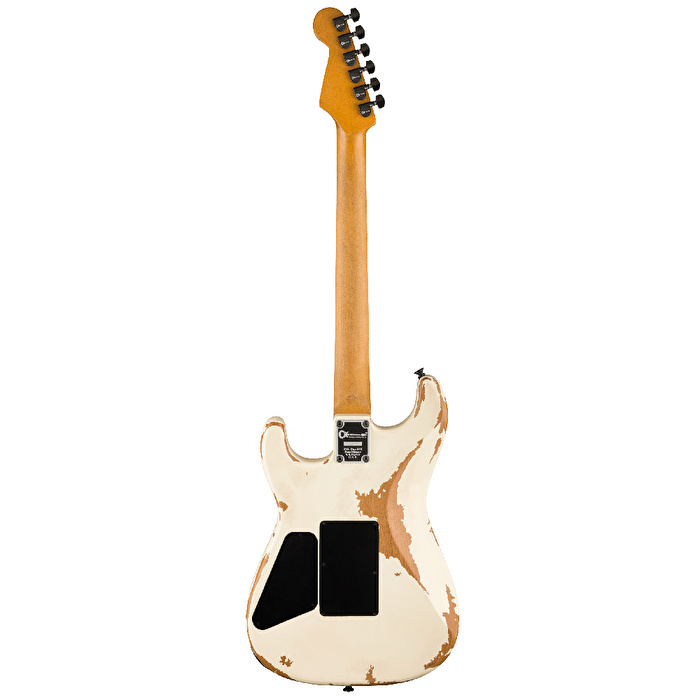 CHARVEL Pro Mod Relic San Dimas Style 1 HH FR Pau Ferro Klavye Weathered White w/Bag Elektro Gitar