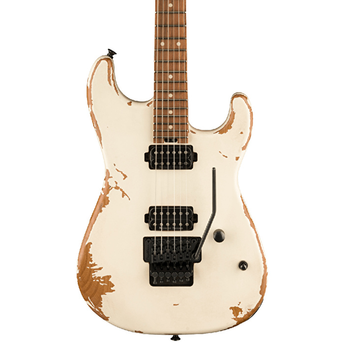 CHARVEL Pro Mod Relic San Dimas Style 1 HH FR Pau Ferro Klavye Weathered White w/Bag Elektro Gitar