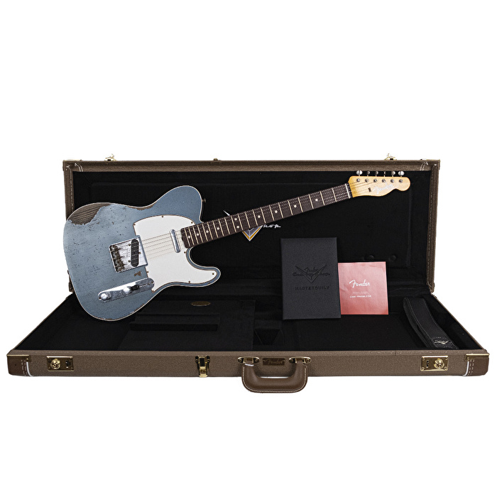 Fender Custom Shop Masterbuilt Greg Fessler 60s Telecaster Custom Relic Aged Lake Placid Blue Elektro Gitar
