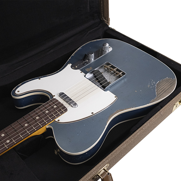 Fender Custom Shop Masterbuilt Greg Fessler 60s Telecaster Custom Relic Aged Lake Placid Blue Elektro Gitar