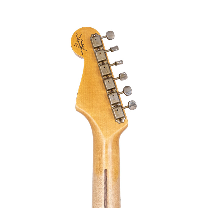 Fender Custom Shop 1958 Stratocaster Relic Akçaağaç Klavye Faded Aged Chocolate 3 Color Sunburst Elektro Gitar