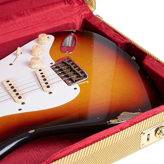Fender Custom Shop 1958 Stratocaster Relic Akçaağaç Klavye Faded