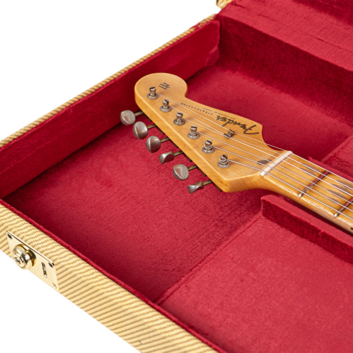 Fender Custom Shop 1958 Stratocaster Relic Akçaağaç Klavye Faded Aged Chocolate 3 Color Sunburst Elektro Gitar