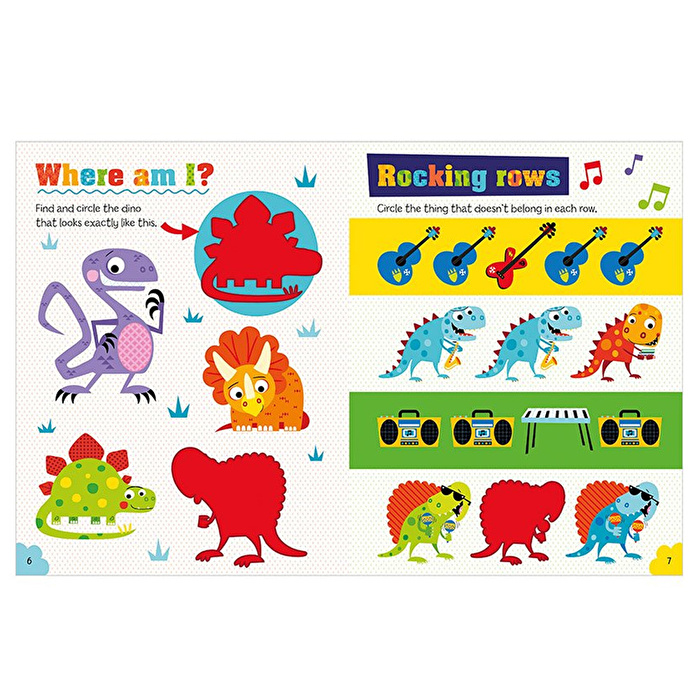 MBI - Never Touch a Dinosaur Sticker Activity Book