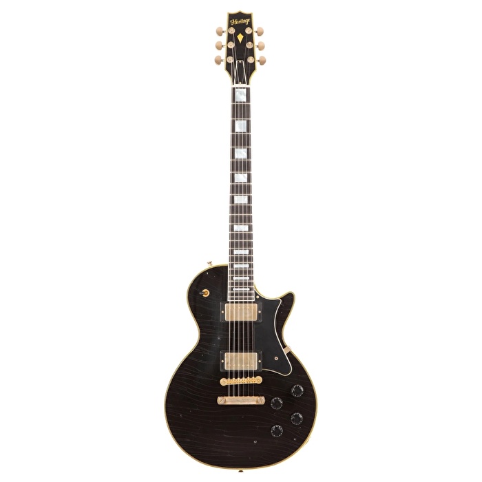 HERITAGE Custom Shop Core Collection H-157 Mahogany Top w/Case Ebony Artisan Aged Elektro Gitar