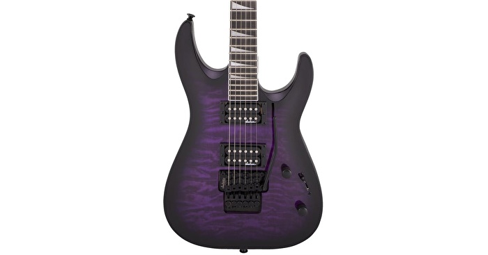 Jackson JS Series Dinky Arch Top JS32Q DKA Amaranth Klavye Transparent Purple Burst Elektro Gitar