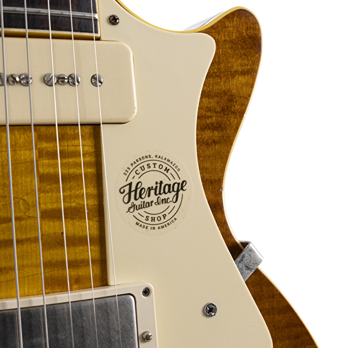 HERITAGE Custom Shop Build 1367 H-150 P90 Neck w/Case Dirty Lemon Burst Artisan Aged Elektro Gitar