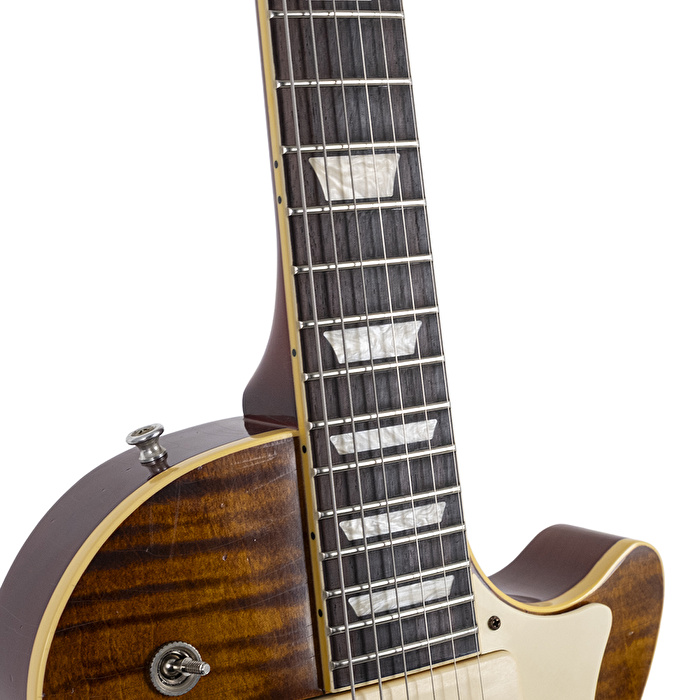 HERITAGE Custom Shop Build 1367 H-150 P90 Neck w/Case Dirty Lemon Burst Artisan Aged Elektro Gitar