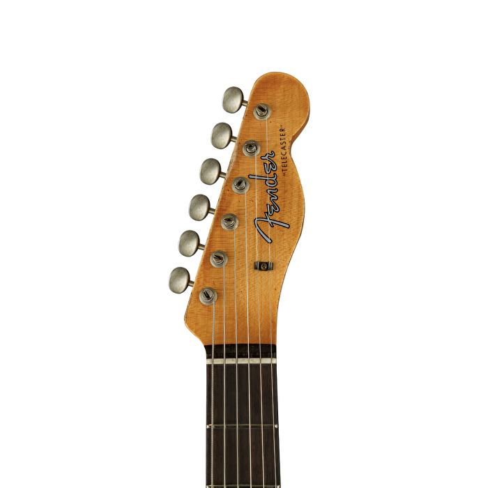 Fender Custom Shop LTD 1960 Telecaster Custom Heavy Relic Chocolate 3 Ton Sunburst Elektro Gitar