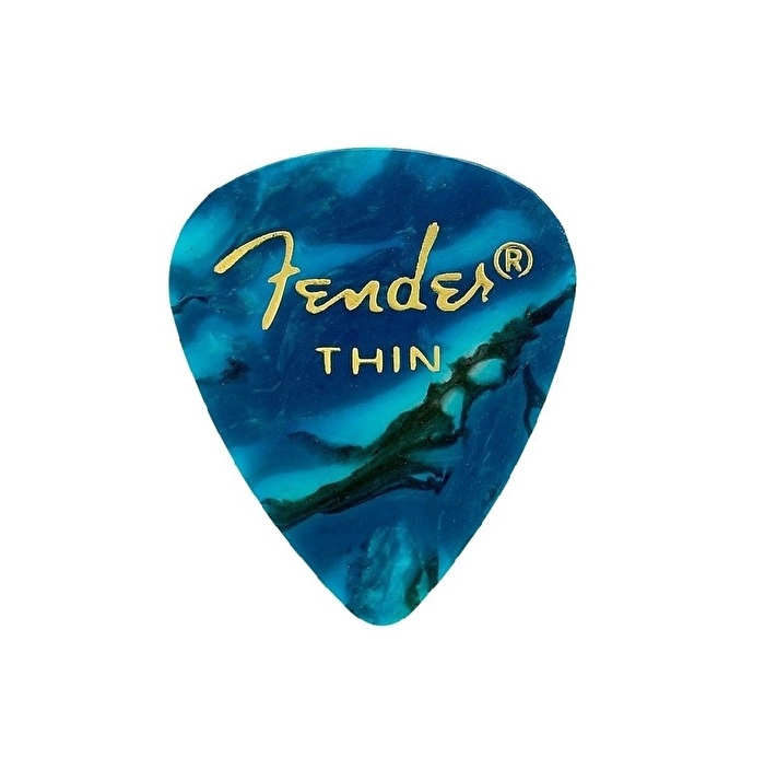Fender 351 Shape Premium İnce 12'li Paket Ocean Turquoise Pena