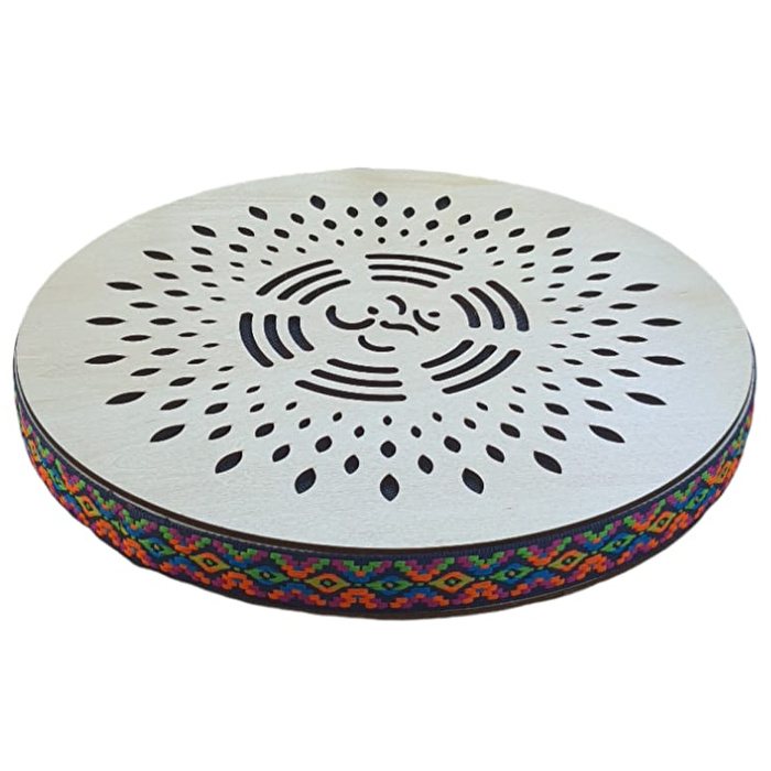 YOGIXO Ahşap Yağmur Sesi Davulu 30 cm
