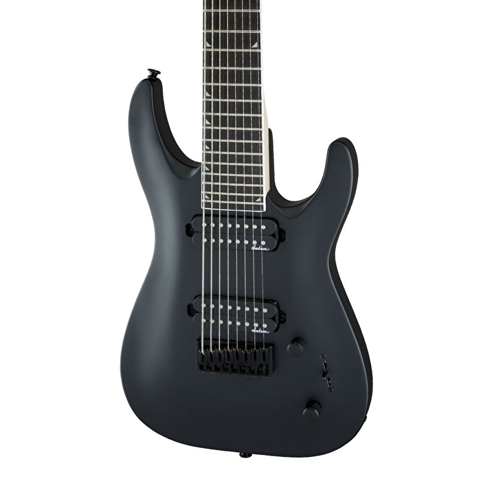 Jackson JS32-8 Dinky DKA Hard Tail Amaranth Klavye Satin Black 8 Telli Elektro Gitar