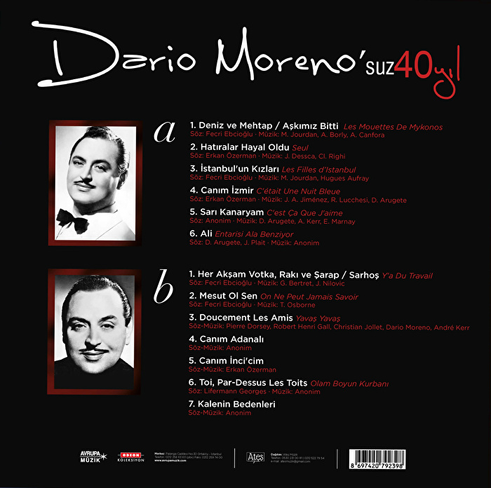 Dario Moreno – Dario Moreno'suz 40 Yıl