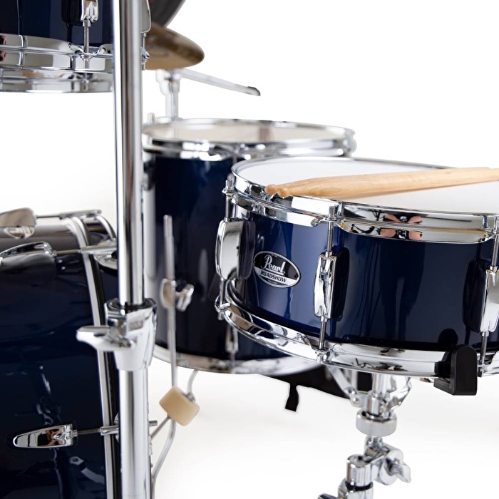 PEARL RS505BC/C743 Roadshow Royal Blue Metallic 5 Parça (20B/10T/12T/14F/14S) Aksamlı ve Sabian Zilli Akustik Davul Seti