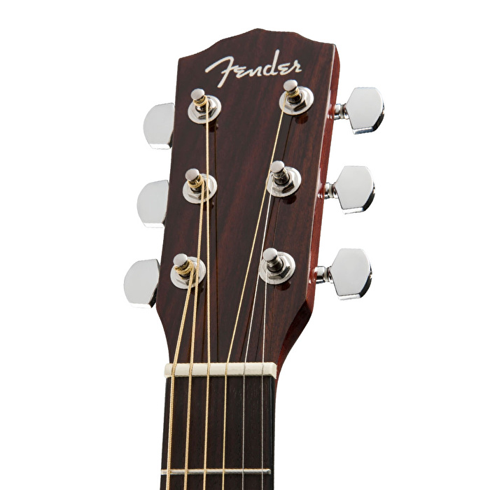 Fender CC-140SCE Concert Ceviz Klavye Natural Case Dahil Elektro Akustik Gitar