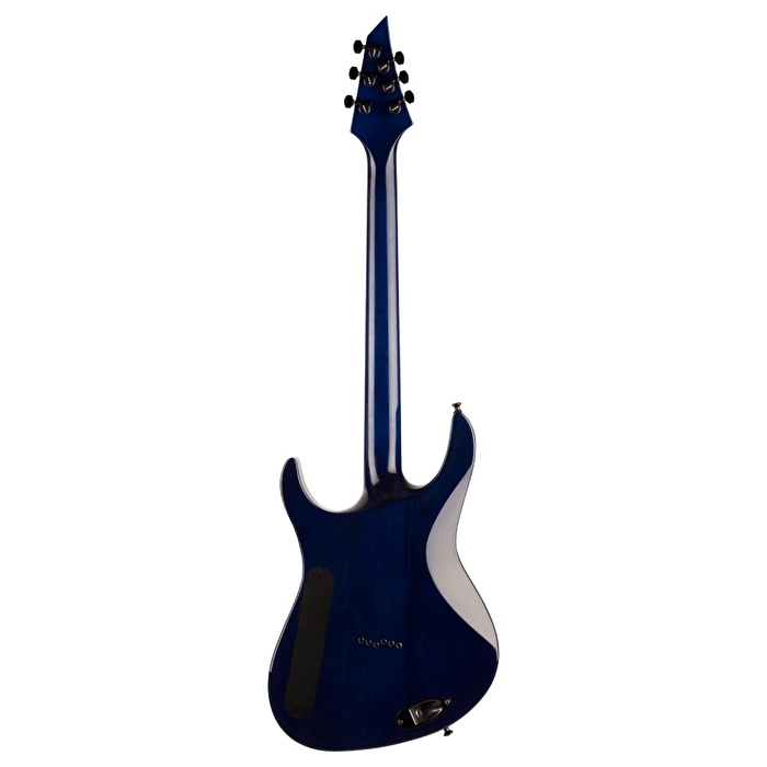 Jackson Pro Chris Broderick Soloist HT6P Laurel Klavye Transparent Blue Elektro Gitar