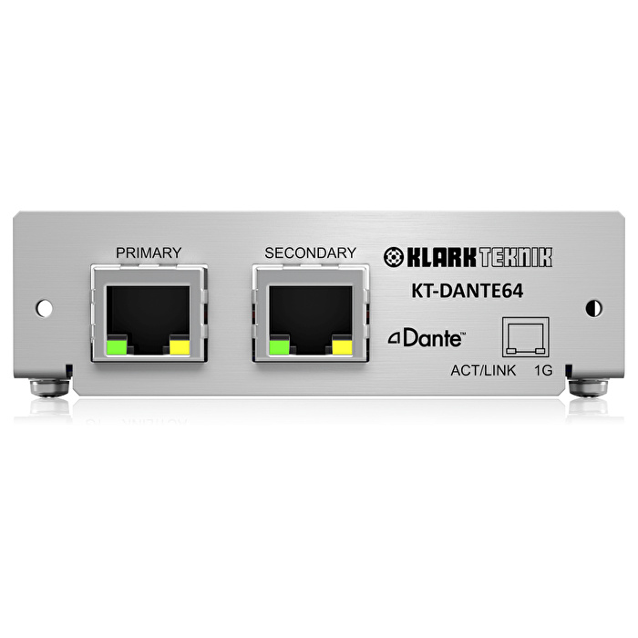 KLARK TEKNIK KT-DANTE64 Audinate Dante Network Modül