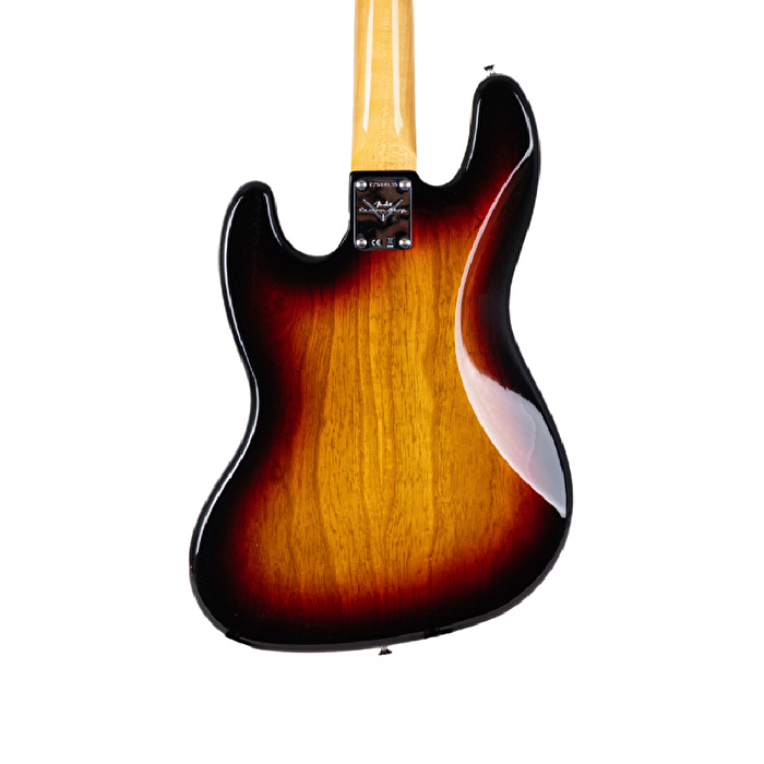 Fender Custom Shop 1961 Jazz Bass NOS Bleached 3 Ton Sunburst Bas Gitar