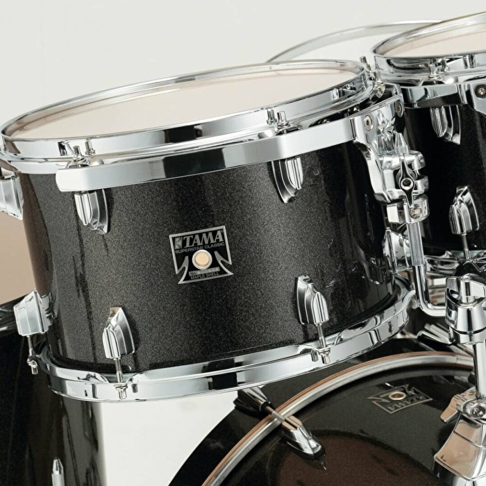 TAMA CK50RS-MGD - Superstar Classic Maple  Midnight Gold Sparkle 5 Parça (20B/10T/12T/14F/14S) Akustik Davul Seti