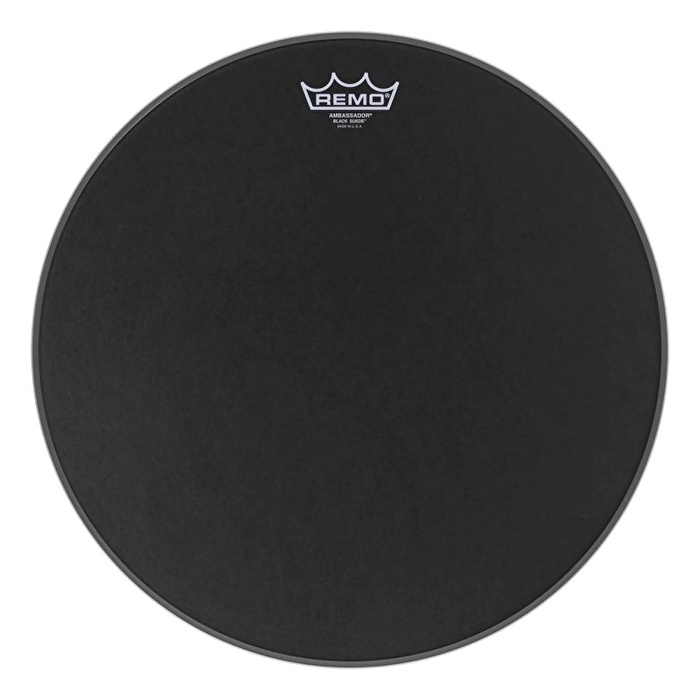 REMO BA-0816-ES - Ambassador® Black Suede 16" Deri