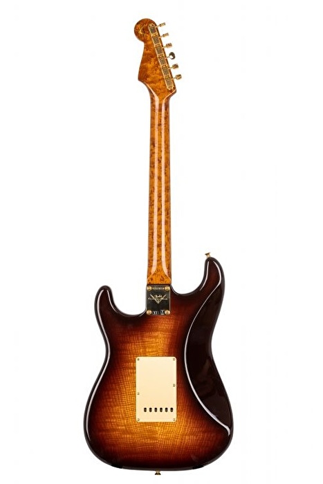 Fender Custom Shop Artisan Stratocaster Tamo Ash Top Blackwood Klavye Sunburst Elektro Gitar