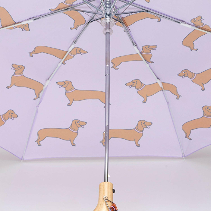 ORIGINAL DUCKHEAD Duck Kompakt Şemsiye Dachshund Purple
