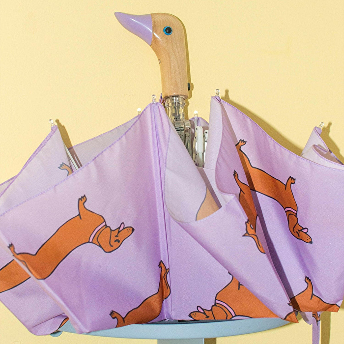 ORIGINAL DUCKHEAD Duck Kompakt Şemsiye Dachshund Purple
