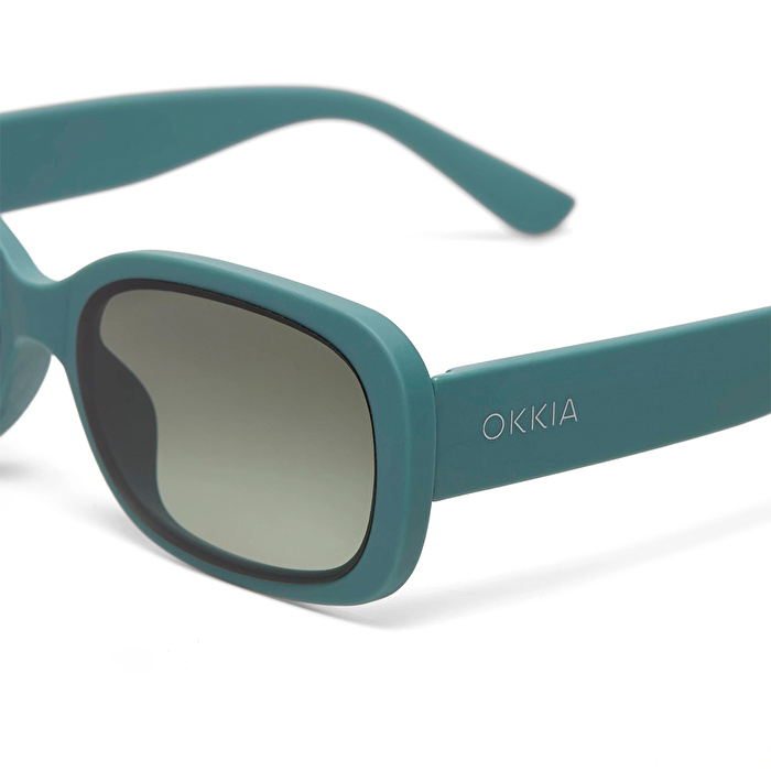 OKKIA Chiara Unisex Yeşil Güneş Gözlüğü Yeşil Gradyan