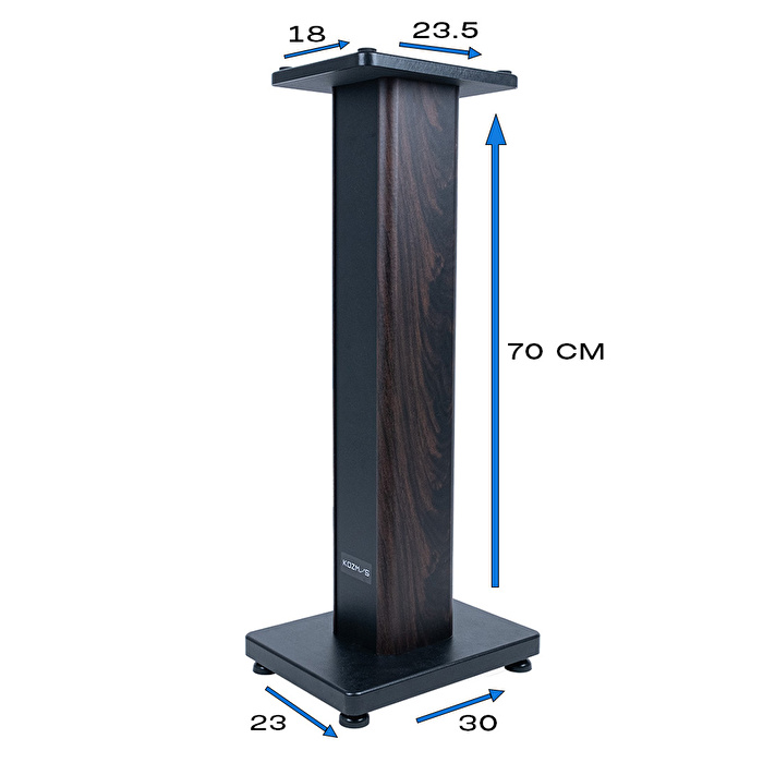 KOZMOS KS-SS041-70 Hi-Fi Hoparlör Standı - Walnut