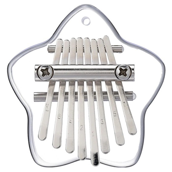 YOGIXO Mini Kalimba 8 Notalı - Akrilik Yıldız