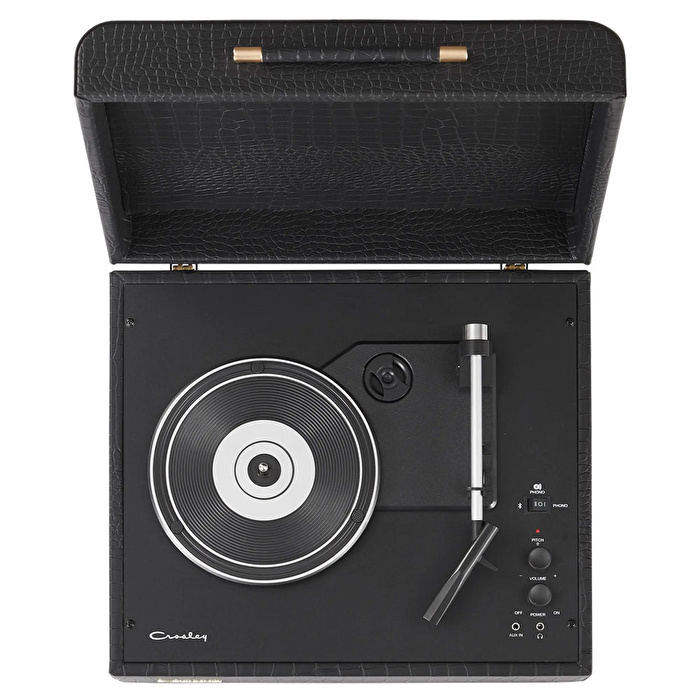 CROSLEY CR6255A-BC4 Mercury Siyah Bluetooth Plakçalar