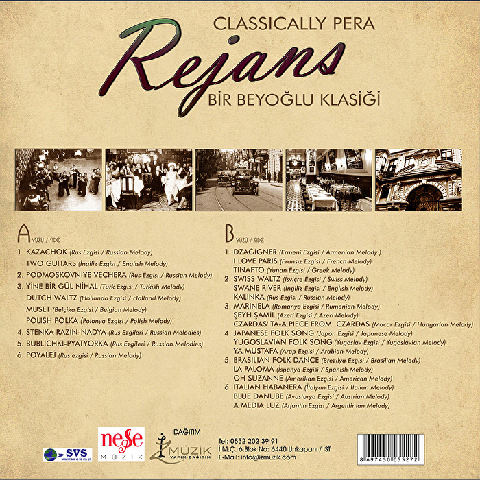 Çeşitli Sanatçılar - Rejans Bir Beyoğlu Klasiği
