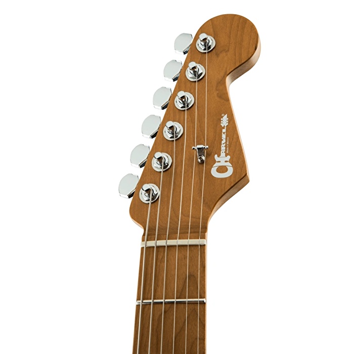 Charvel Pro Mod DK24 HH 2PT Karamelize Akçaağaç Klavye Matte Blue Frost Elektro Gitar
