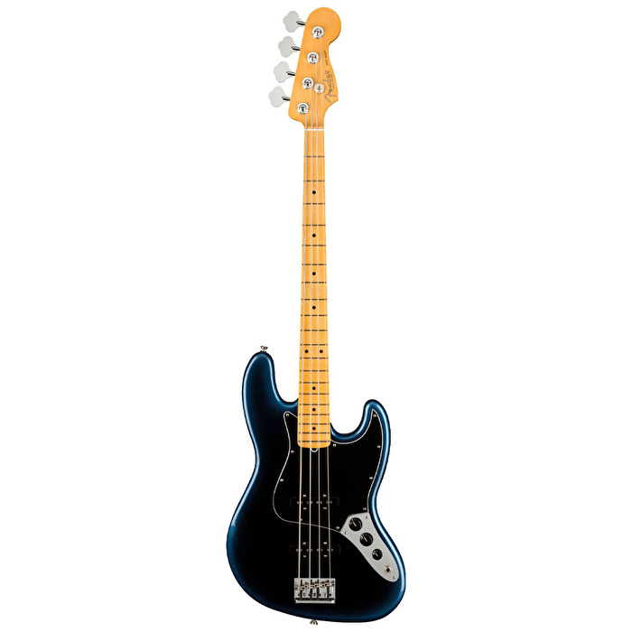 Fender American Professional II Jazz Bass Akçaağaç Klavye Dark Night Bas Gitar