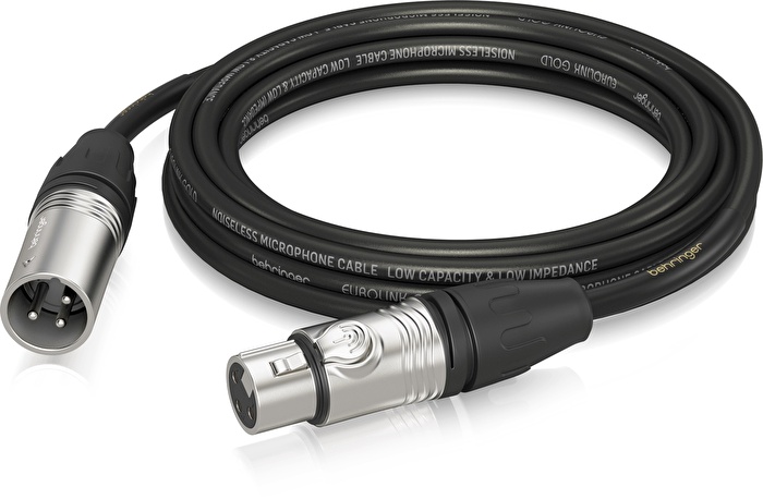BEHRINGER Gold Performance 6 m (19,7 ft) XLR Konnektörlü Mikrofon Kablosu
