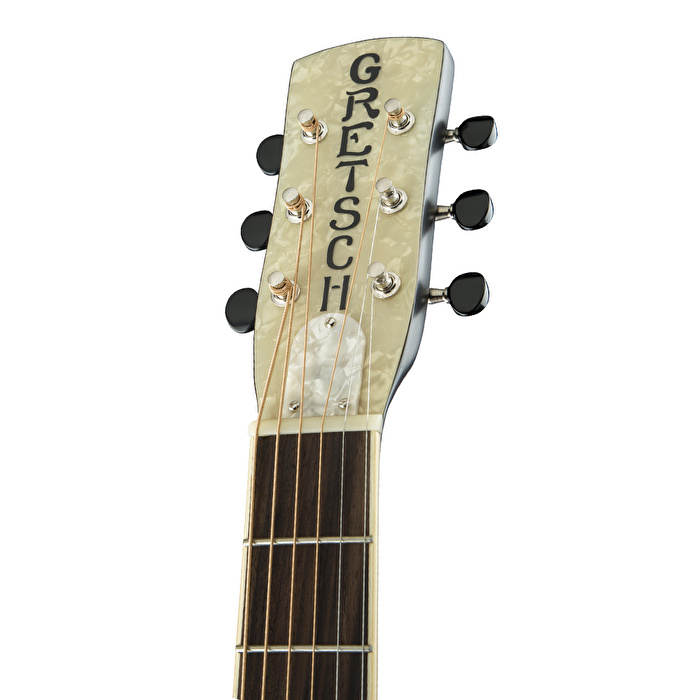 Gretsch G9220 Bobtail Round-Neck A.E. Maun Gövde Spider Cone Guitar Fishman Nashville Pickup 2-Color Sunburst Resonator