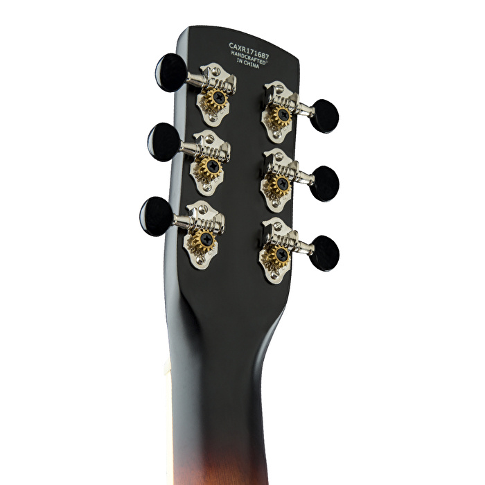 Gretsch G9220 Bobtail Round-Neck A.E. Maun Gövde Spider Cone Guitar Fishman Nashville Pickup 2-Color Sunburst Resonator