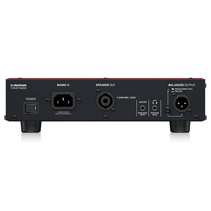 TC Electronic BQ500 500W Portatif Bas Kafa Amfisi (Mosfet Preamfi Ve Thrust Compressor)