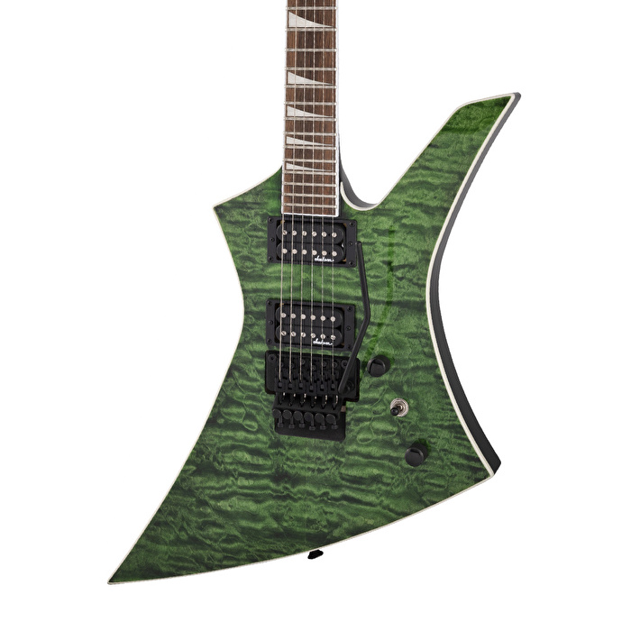 Jackson X Series Kelly KEXQ Laurel Klavye Transparent Green Elektro Gitar