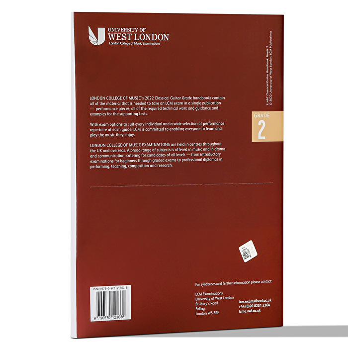 London College of Music Classical Guitar Handbook 2022: Grade 2