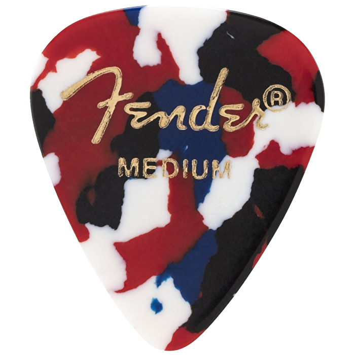 Fender 351 Shape Medium Konfeti Desenli Pena (12 Adet)