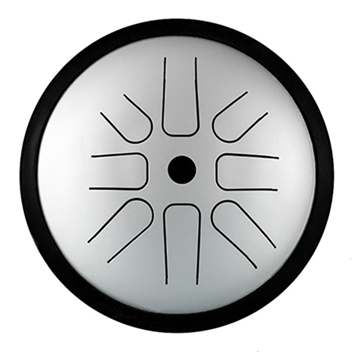 YOGIXO Tongue Drum 8 Notalı 6″ Gümüş Gri